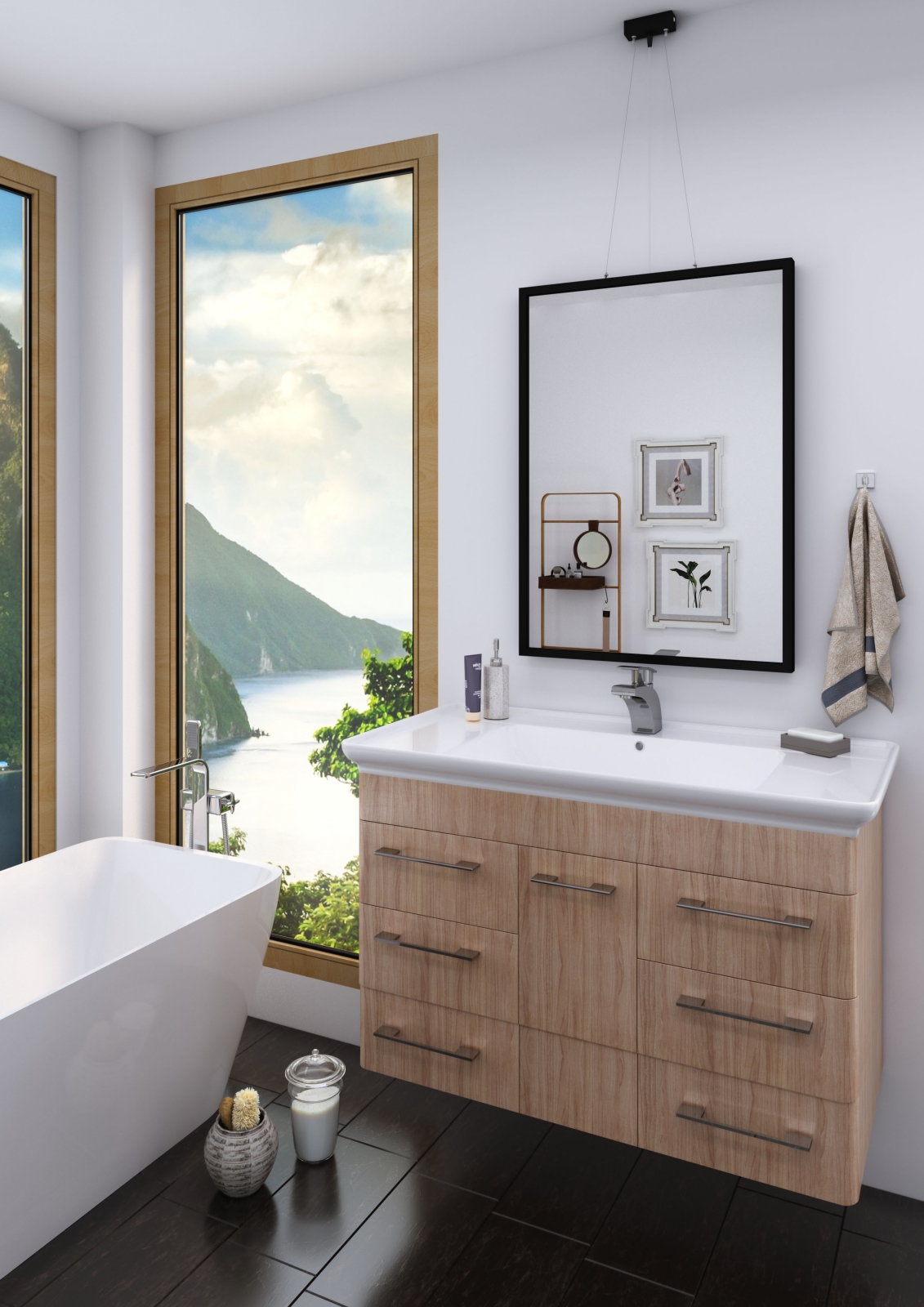 Раковина KIROVIT Дуглас 1050 мебельная белый (Вн Крв66) 4640021067918