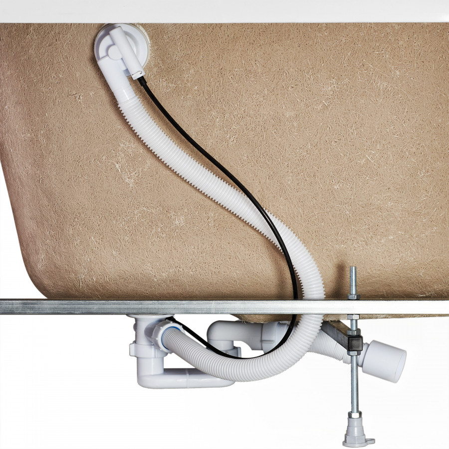 ЭДЕРА Ванна акриловая 170х110 см., левая, без монтажного комплекта, САНТЕК