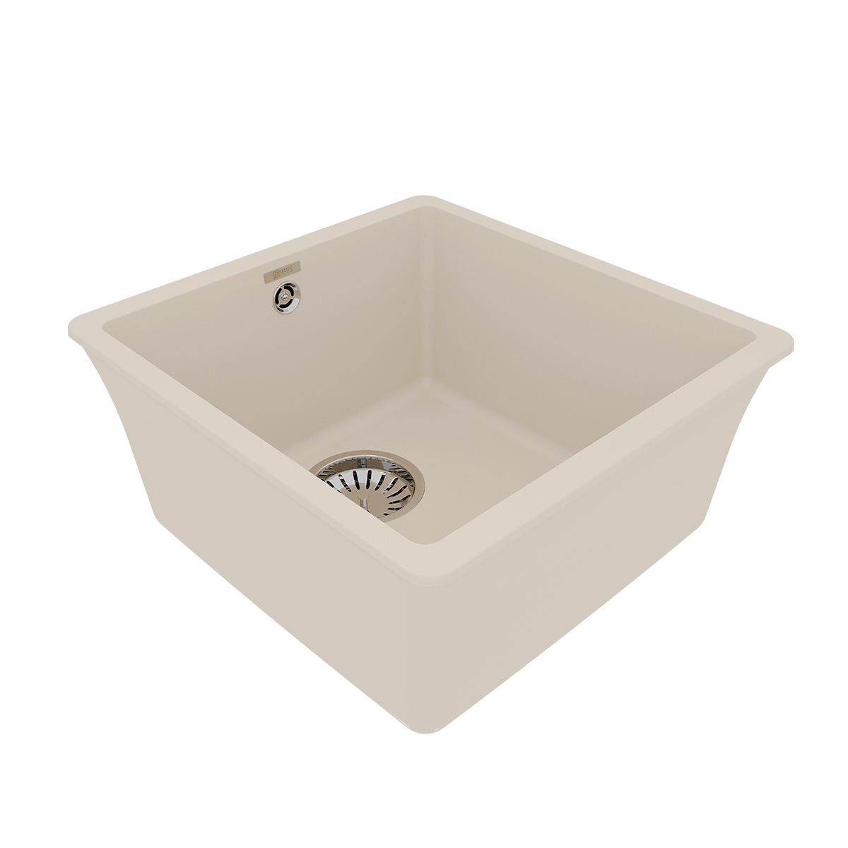 Кухонная мойка Lemark SINARA 400-U подстольного монтажа из кварцгранита, Шампань 