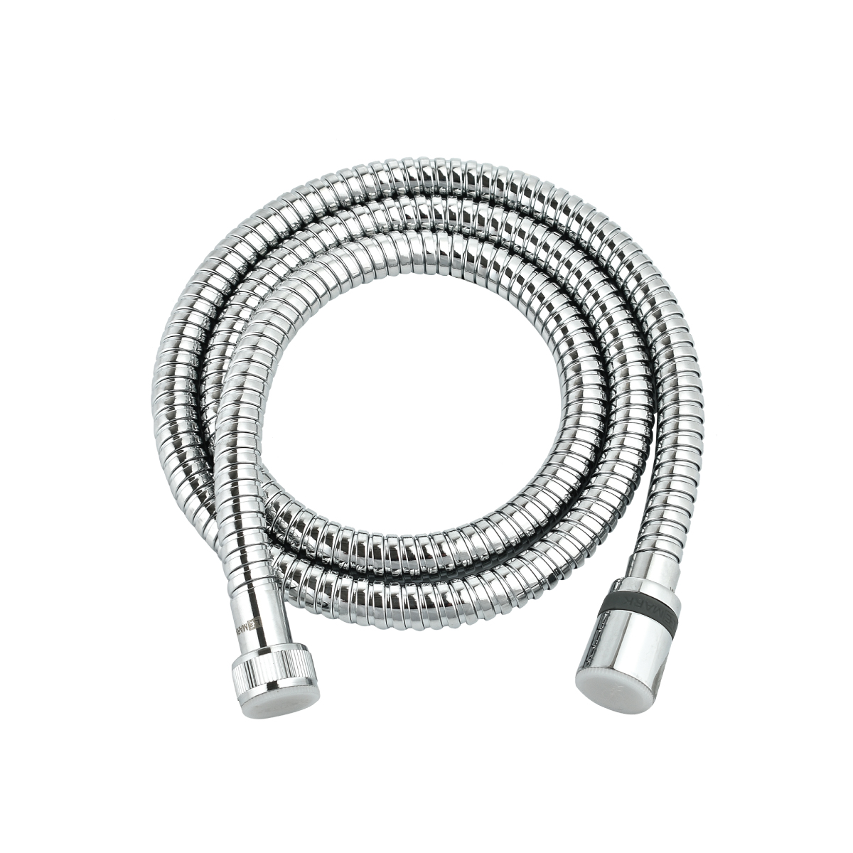 Шланг душевой двухзагибный 1,2 м, TURN-FREE, стальной, хром. LEMARK