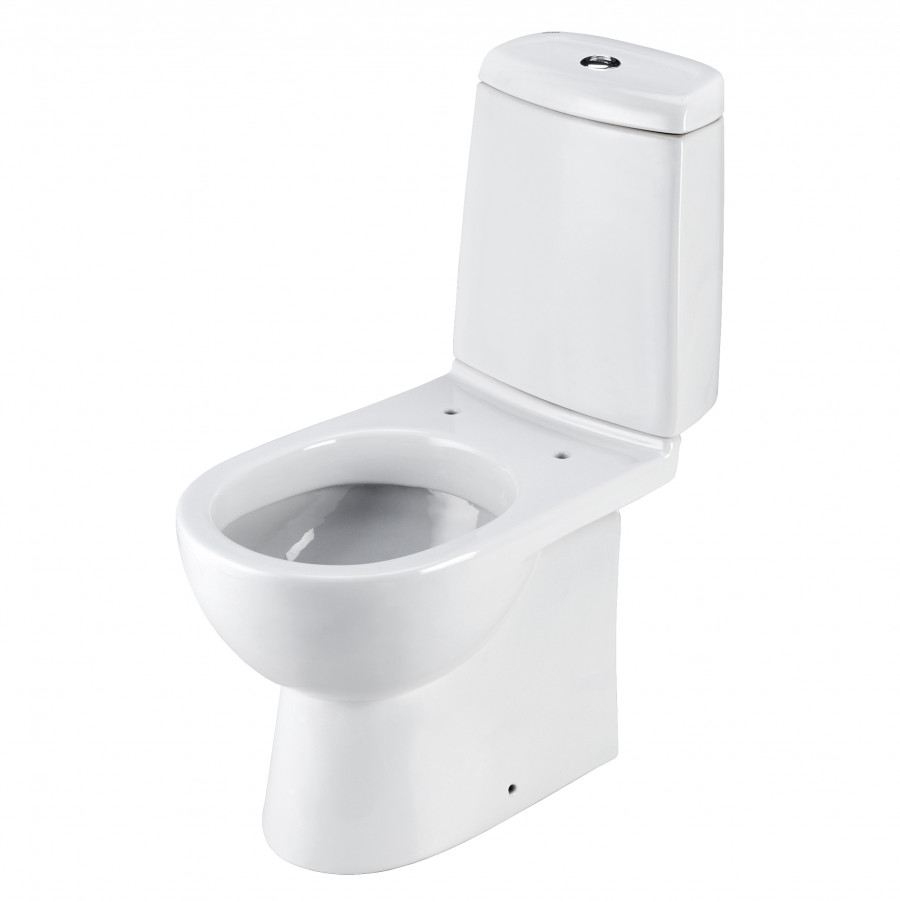 ОСТИН Унитаз-компакт, универс. вып., 2-х р. арм. Oli, сид. дюр. Soft-close, Clip up (тонкое), САНТЕК