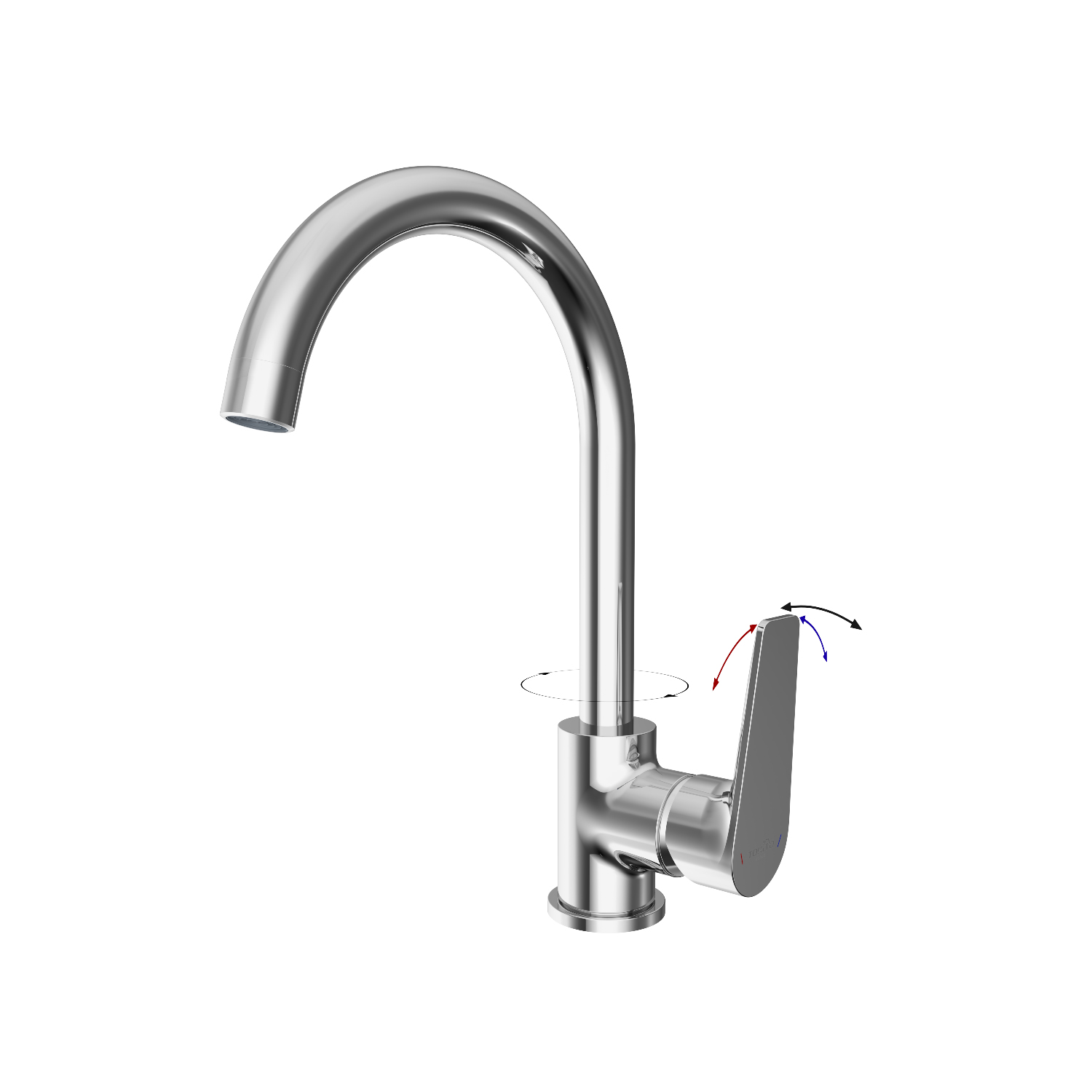 Смеситель для кухни TOKITO TOYAMA хром (TOK-TOY-1013)