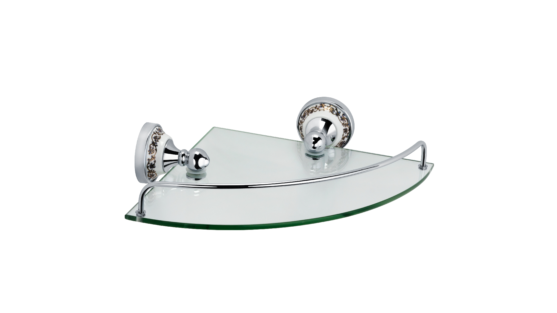 Полка стеклянная угловая FIXSEN Bogema (FX-78503A)