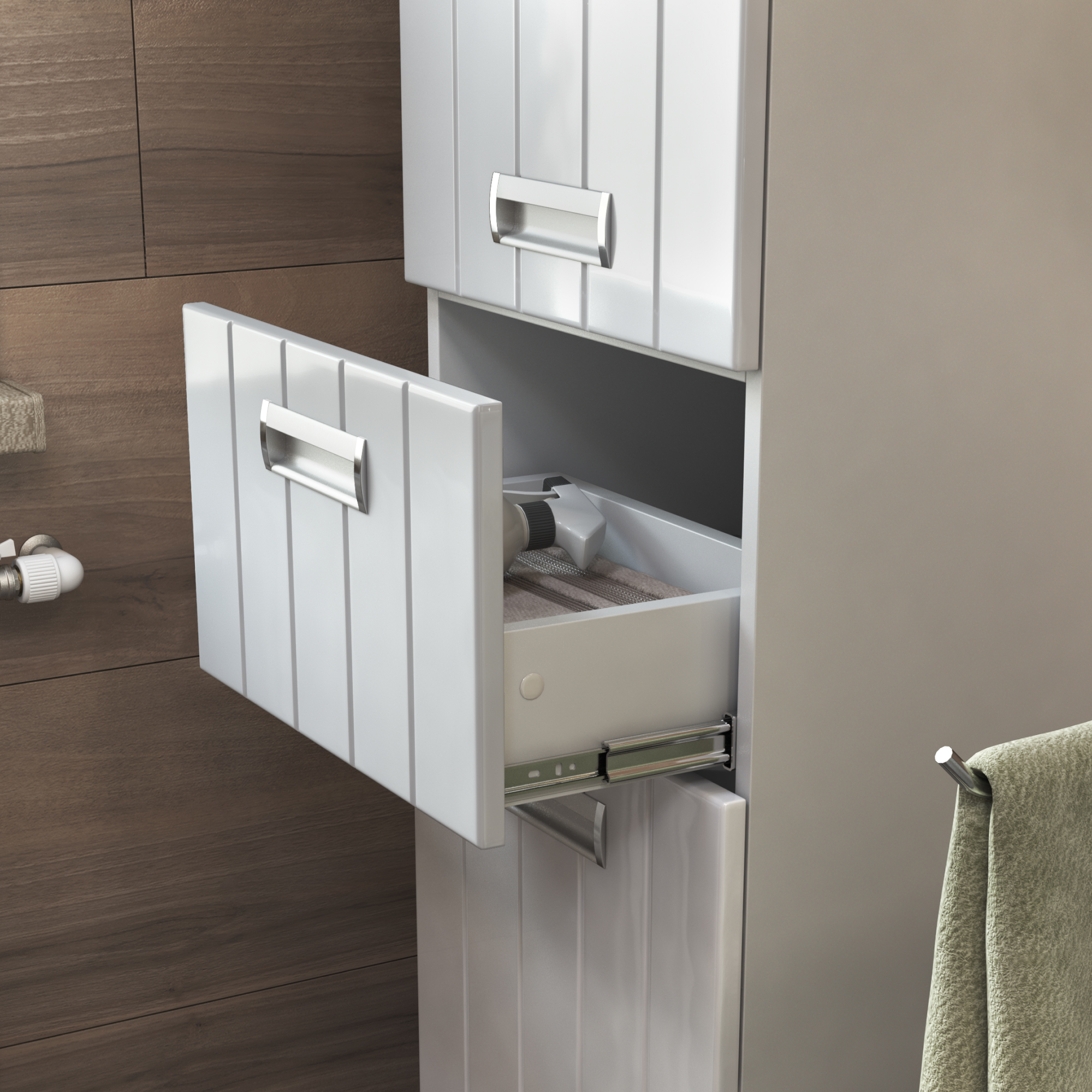 Шкаф-пенал VIGO Diana 40 напольный белый (pn.DIA.40)