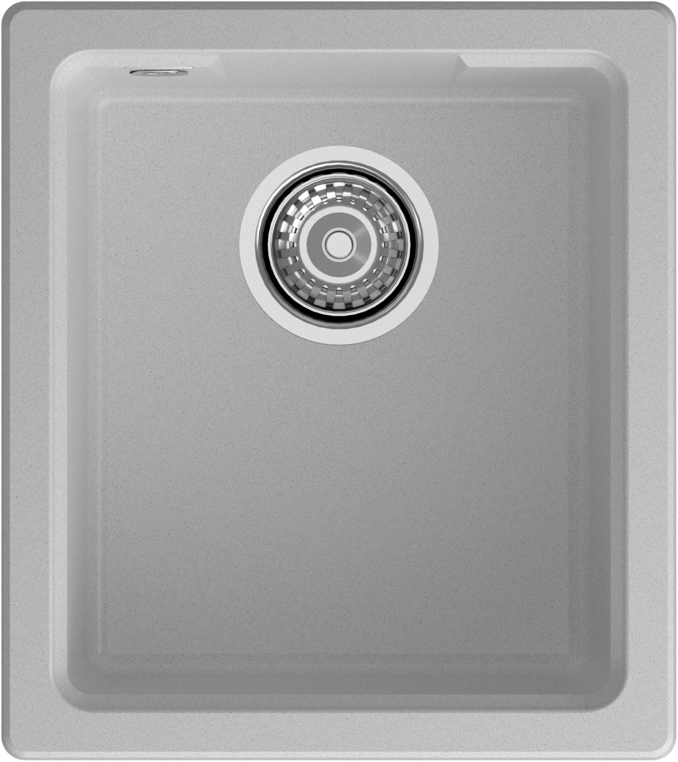 GRANFEST Мойка URBAN 4540  1-чаша 400 х 450 мм серый арт.GF-UR-