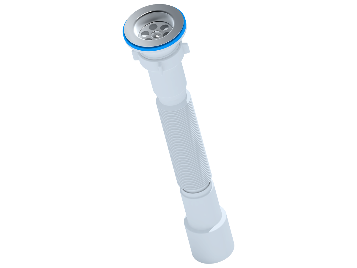 Сифон для мойки АНИ Пласт G106 1 1/2 дюйма 40/50 гофрированный 396-806