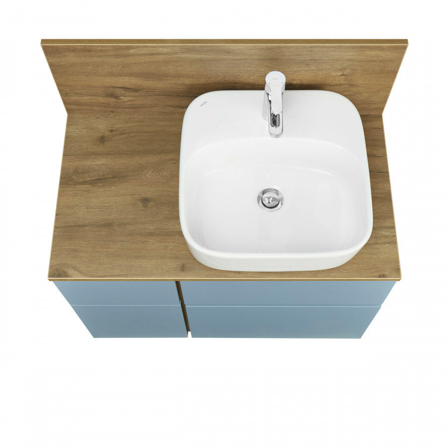 Столешница с панелью МИШЕЛЬ 80, дуб рустикальный, универсальная