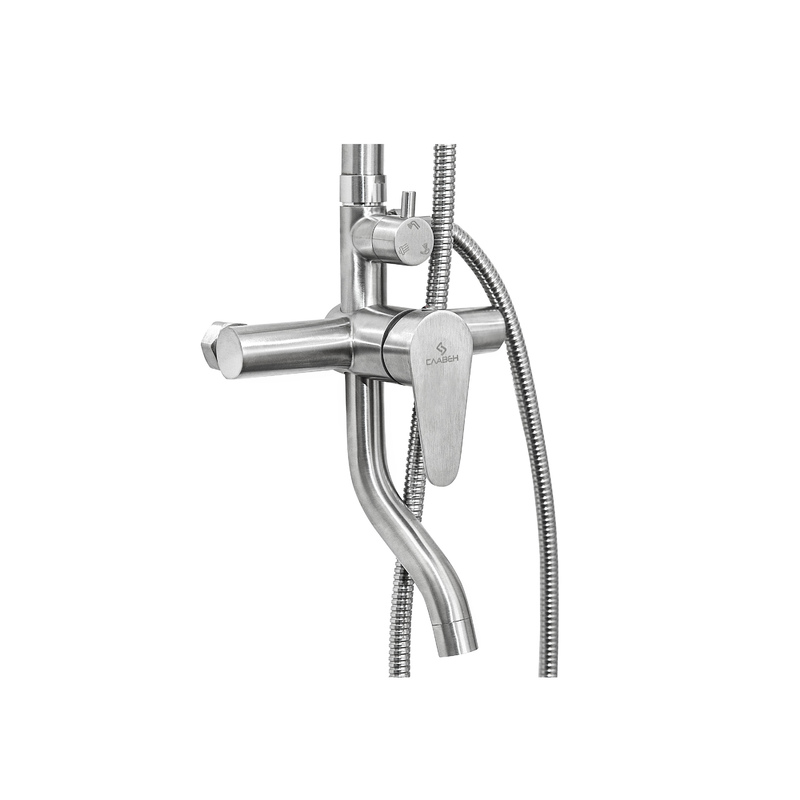 Душевая система СЛАВЕН Сталь СЛ-ОД-Ж60 нержавеющая сталь