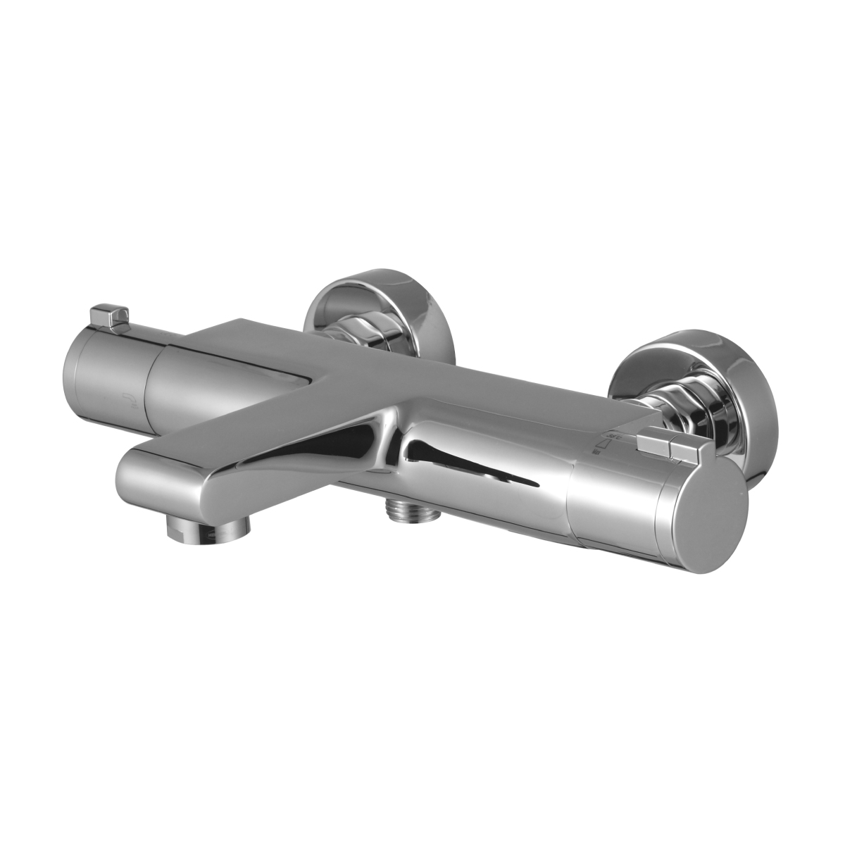 Yeti Смеситель для ванны, монолитный излив 175мм, Терм, хром, LM, LM7832C