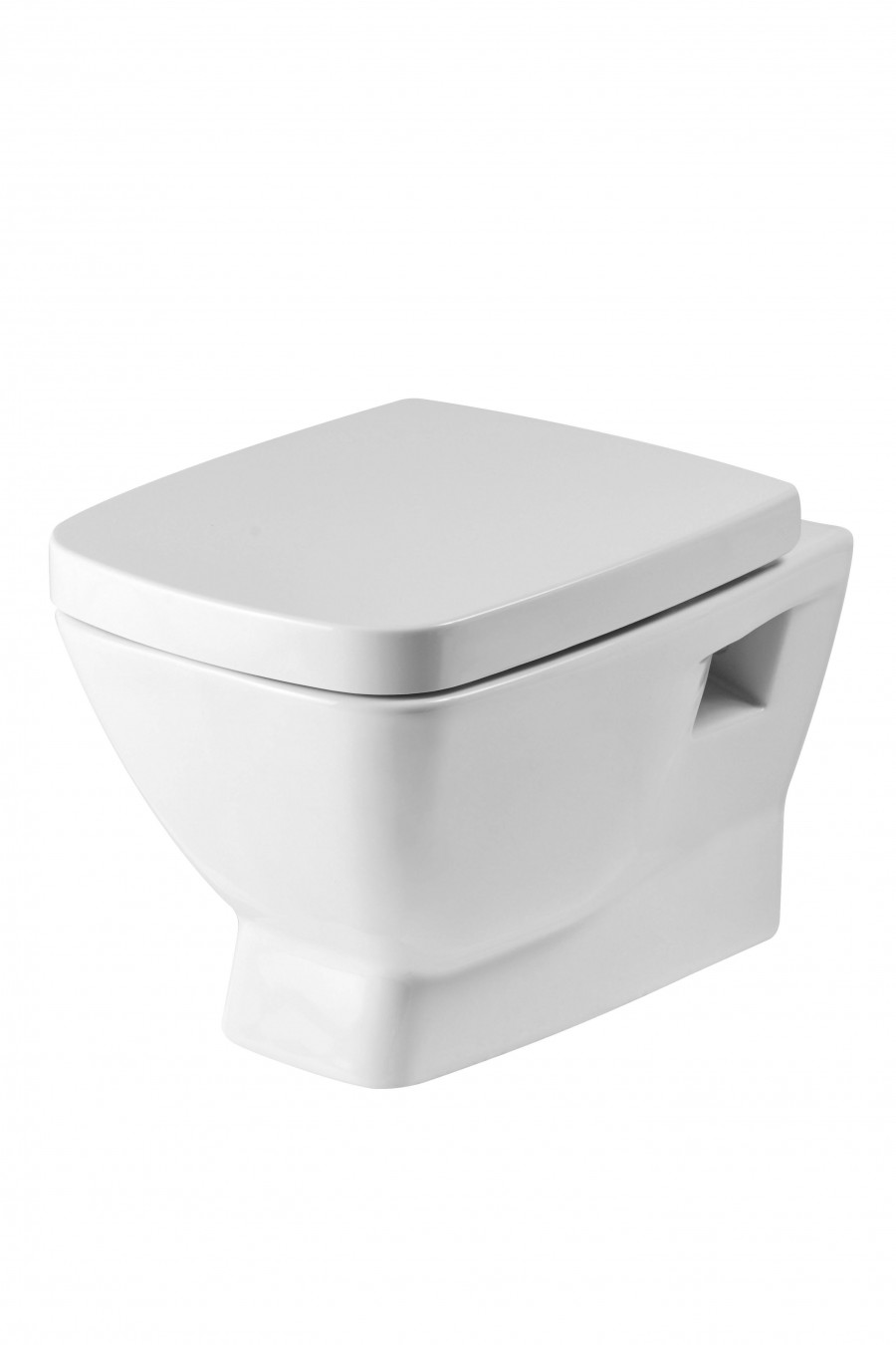 НЕО Унитаз подвесной, сиденье дюропласт Soft-close, Clip-up. САНТЕК