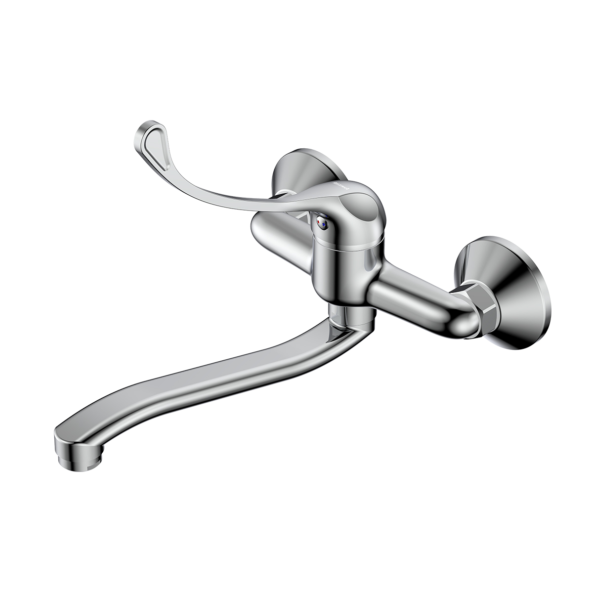 Смеситель ROSSINKA Y35-24 для кухни/раковины с S-образным поворотным изливом, хром