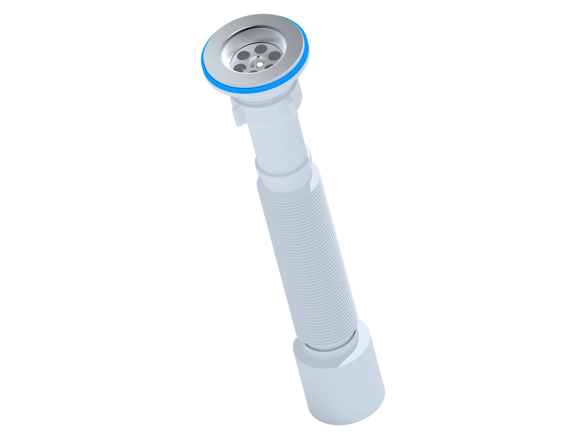 Сифон для мойки АНИ Пласт G205 1 1/4 дюйма 50 гофрированный 345-755