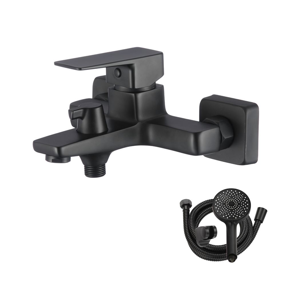 Смеситель для ванны черный NARCIS, NAR06-310BL-25201