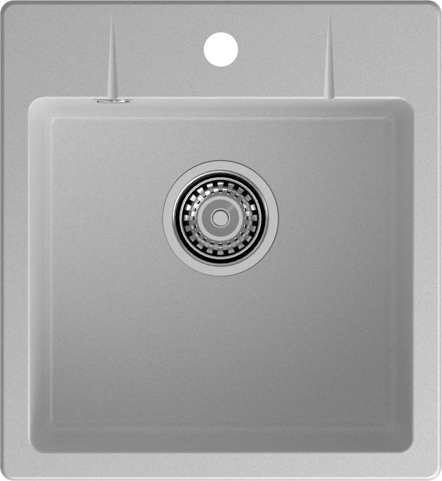 GRANFEST Мойка URBAN 245  1-чаша 450*490мм серый арт.GF-UR-