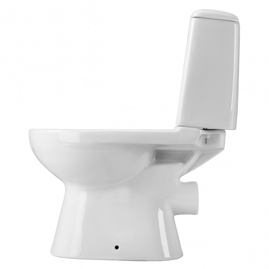 ЦЕЗАРЬ Унитаз-компакт, 2-режимная арматура (Oliveira), сиденье дюропласт Soft-close, САНТЕК