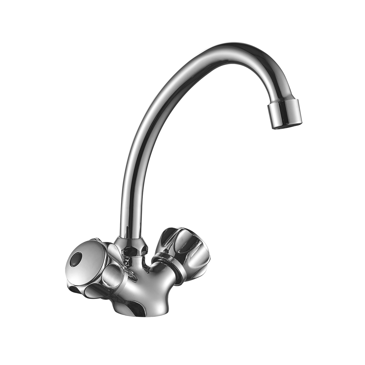 DR50 Смеситель для кухни, выс.пов.излив 134мм, р/ДВ, хром, DR, DR50028R