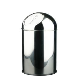 Ведро из нерж. cтали 10л. c крышкой push-open 14114.B, шт