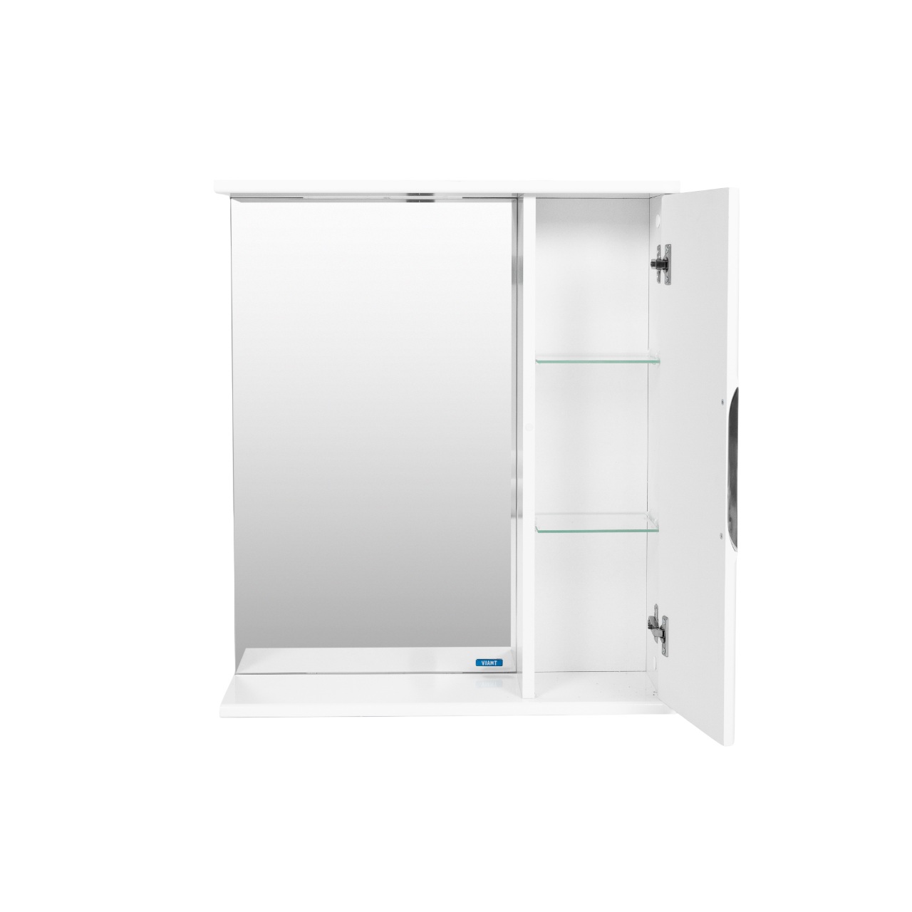Зеркало со шкафом VIANT ЛИМА 60 подвесное белый (VLIM60-ZSH)
