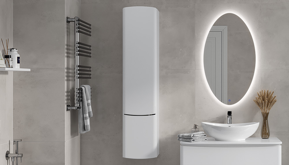 Шкаф VELVEX Luna 350 навесной белый