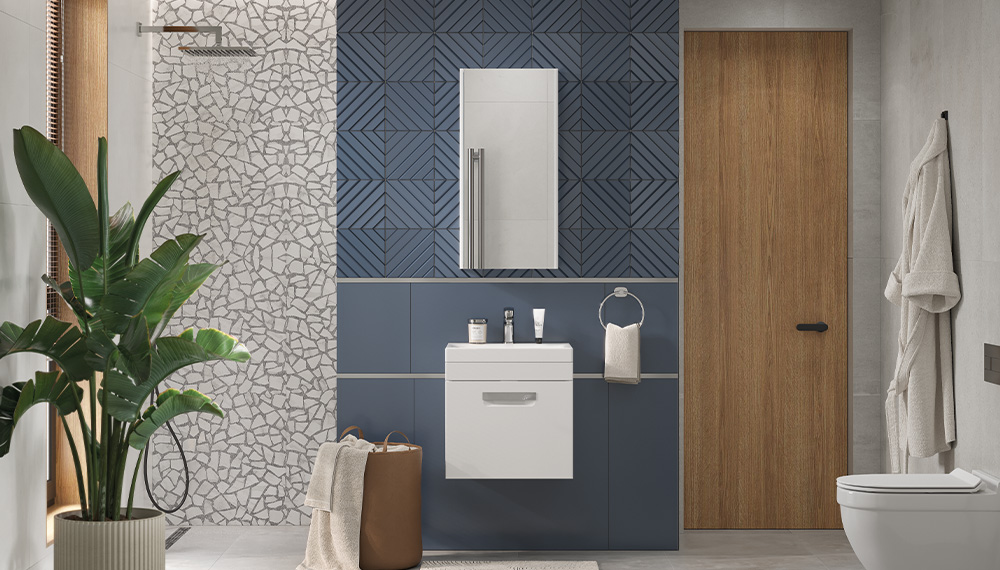 Шкаф навесной VELVEX Klaufs 400 с зеркалом