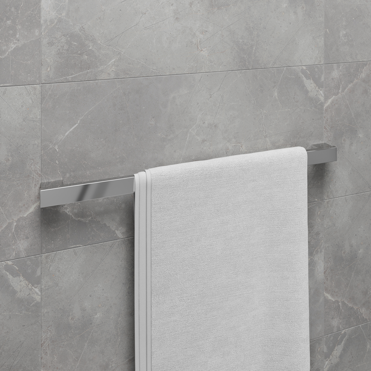 Полотенцедержатель SMOOTH LINE одинарный, хром