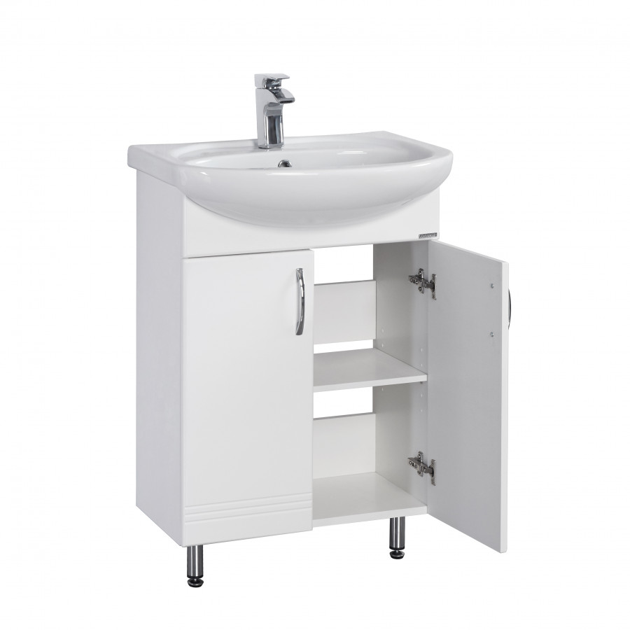 Тумба ОНДА 60, белая (под раковину ГРАЦИЯ 60)