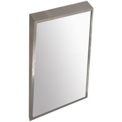 Наклонное зеркало без регулировки Нержавеющая сталь 