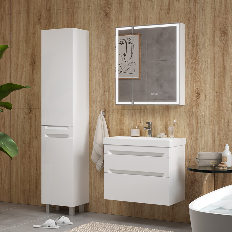 Пенал EQUIL Corner 40 напольный белый