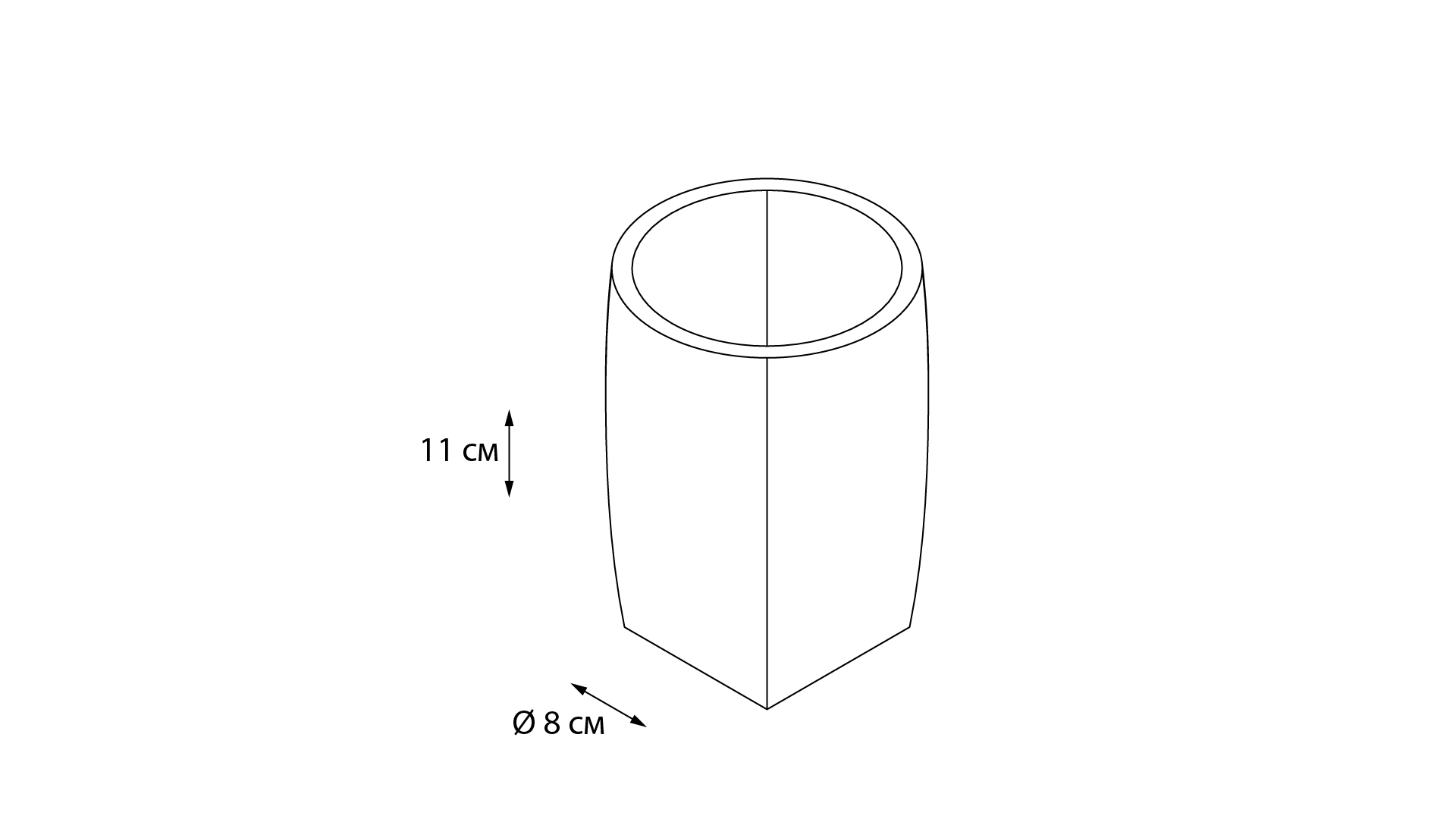 Стакан Fixsen Balk FX-270-3