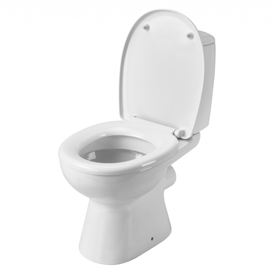 ЦЕЗАРЬ Унитаз-компакт, 2-режимная арматура (Oliveira), сиденье дюропласт Soft-close, САНТЕК