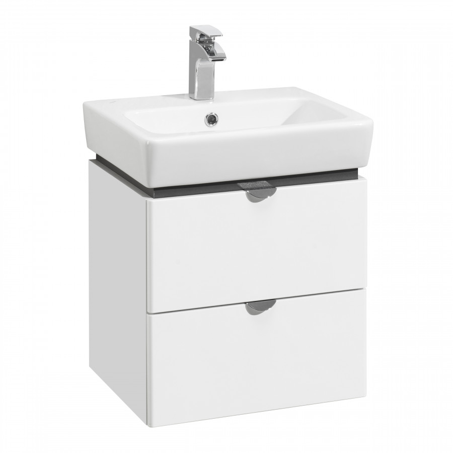 Тумба СКАЙ 50, белая (под раковину НЕО 50)