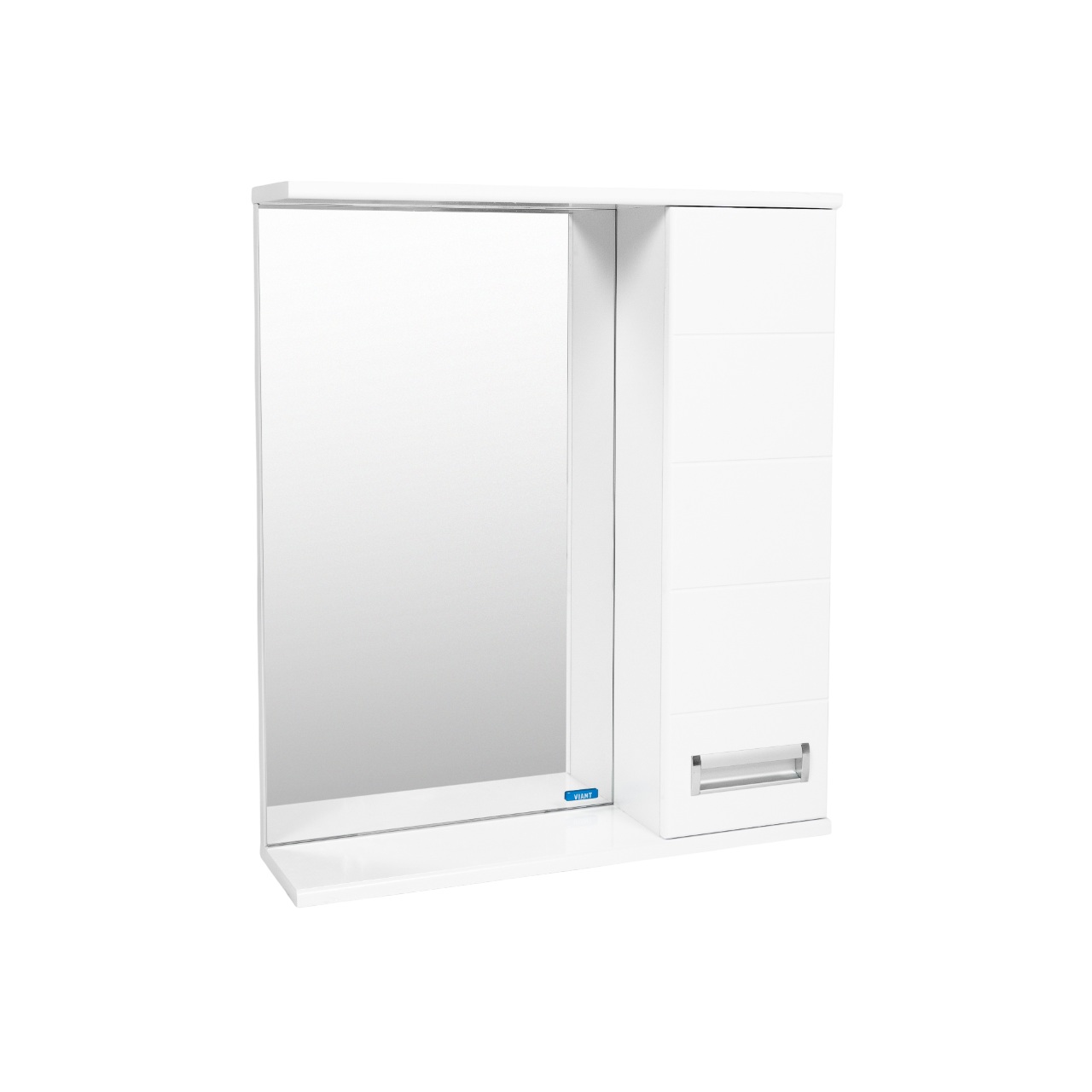 Зеркало со шкафом VIANT ВЕНА 50 подвесное белый (VVEN50-ZSHR)