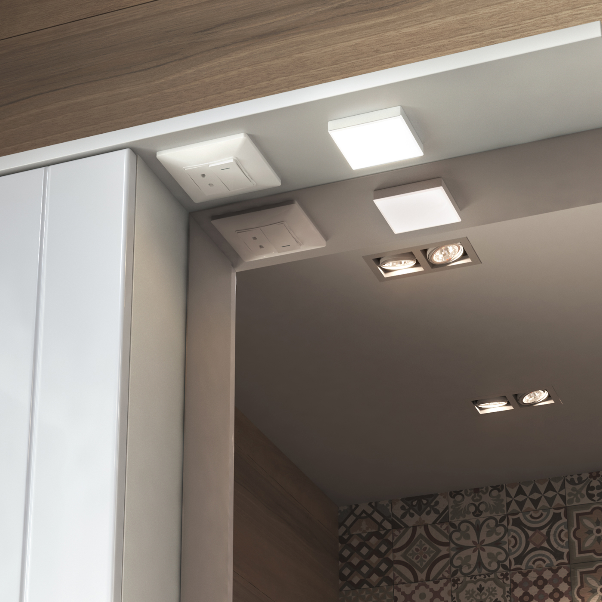 Зеркало со шкафом VIGO Diana 80 подвесное белый (z.DIA.80.L.El)