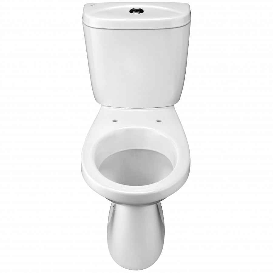 АНИМО Унитаз-компакт, горизонт. выпуск, 2-х реж. арматура, сиденье дюропласт. САНТЕК 