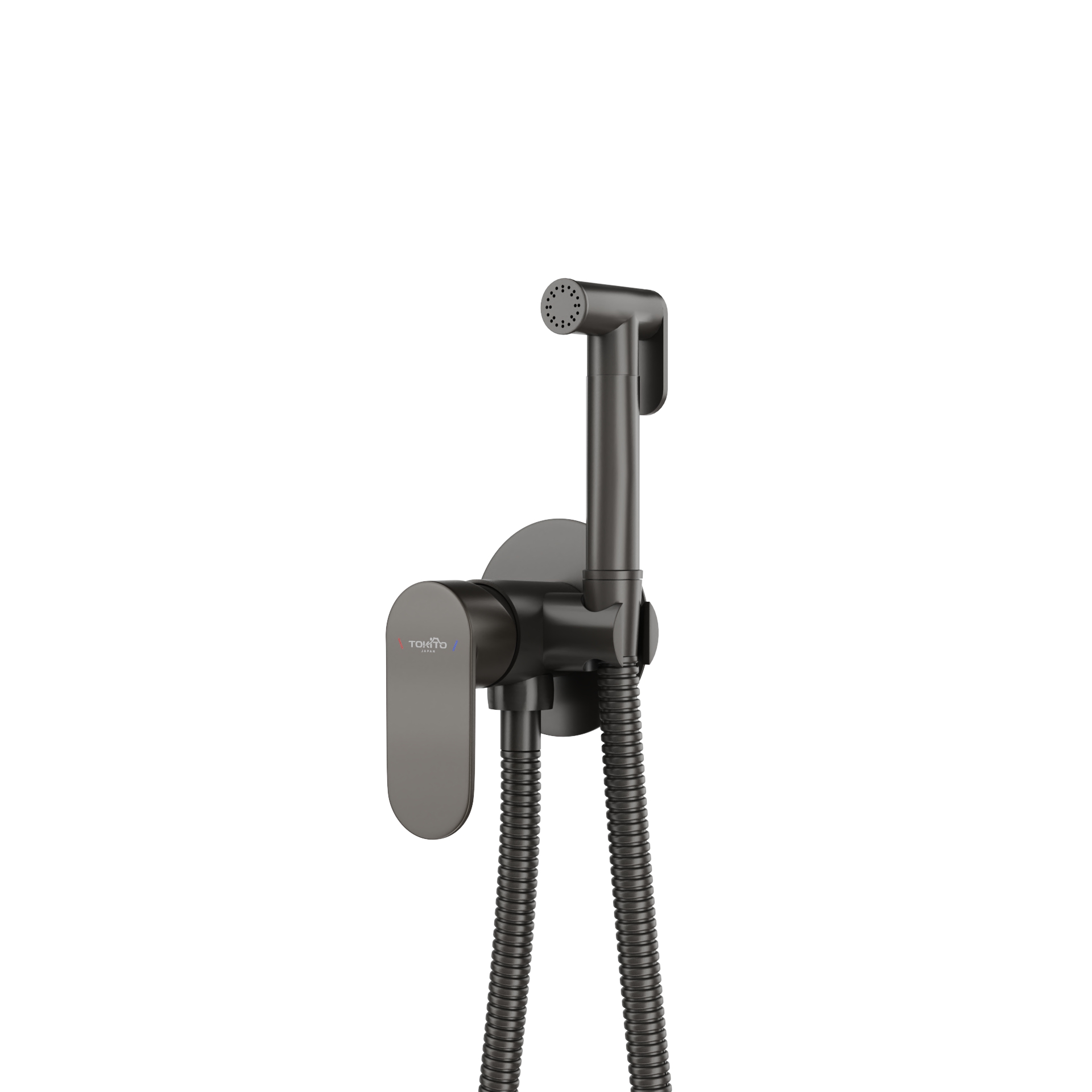 Смеситель для гигиенического душа TOKITO FURO вороненая сталь (TOK-FUR-1016GM)