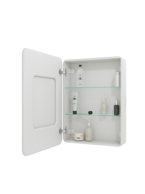 Зеркало-шкаф Elliott LED 550х800 левый с розеткой