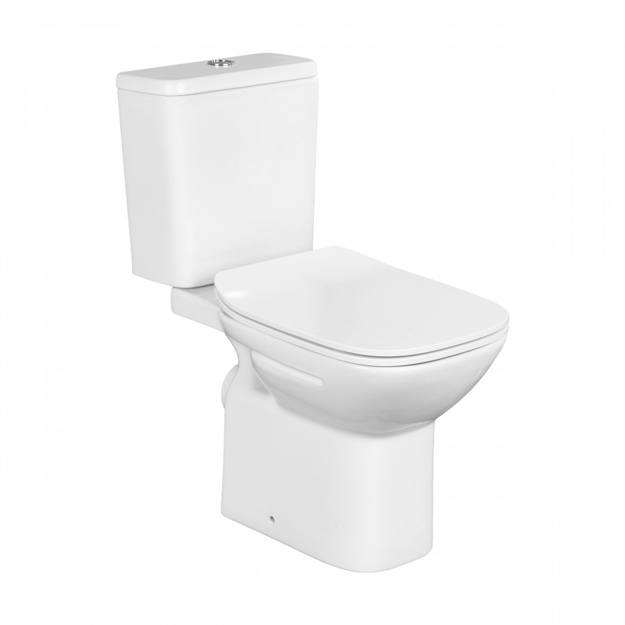 DEBBA Бачок для унитаза, механизм  двойного слива на 4,5/3, белый. (RU). ROCA