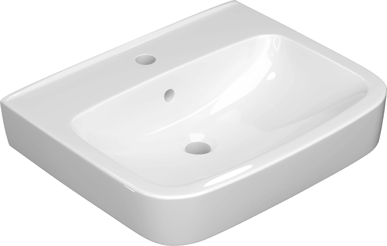 Раковина КЕРАМИН СКВЭА 55 белый глянец CDB00024894 (4810531139867)