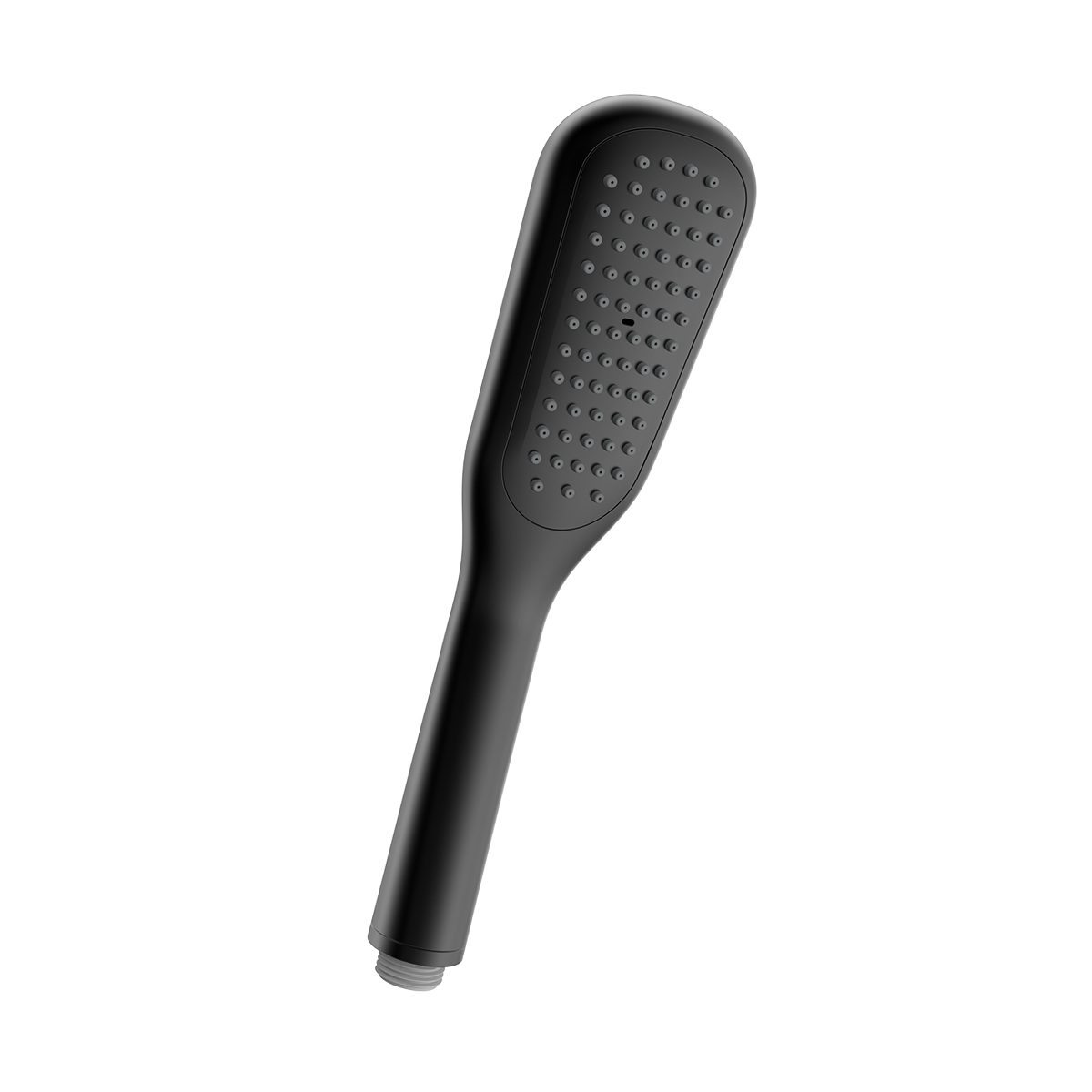 Лейка душевая квадратная 1-функциональная 68х273 мм, черный, блистер, LM, LM0411BL