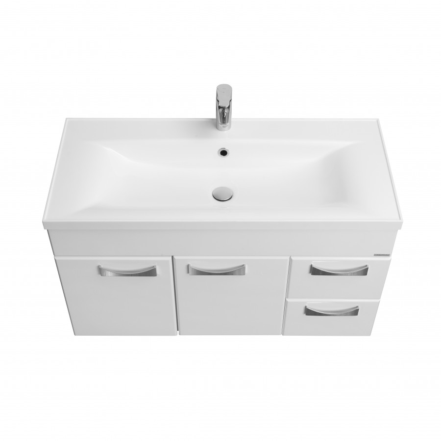 Тумба ДИОР 100, белая (под раковину АЙРИС 100, АЙРИС М 100, ПРЕМЬЕР М 100)