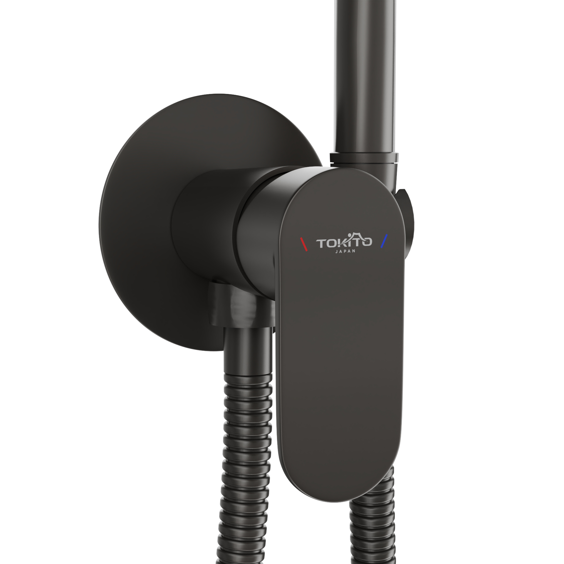 Смеситель для гигиенического душа TOKITO FURO вороненая сталь (TOK-FUR-1016GM)