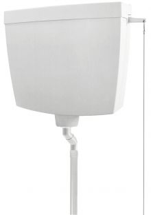 440141 Бачок сливной OliStyle, кнопка, белый, OLI