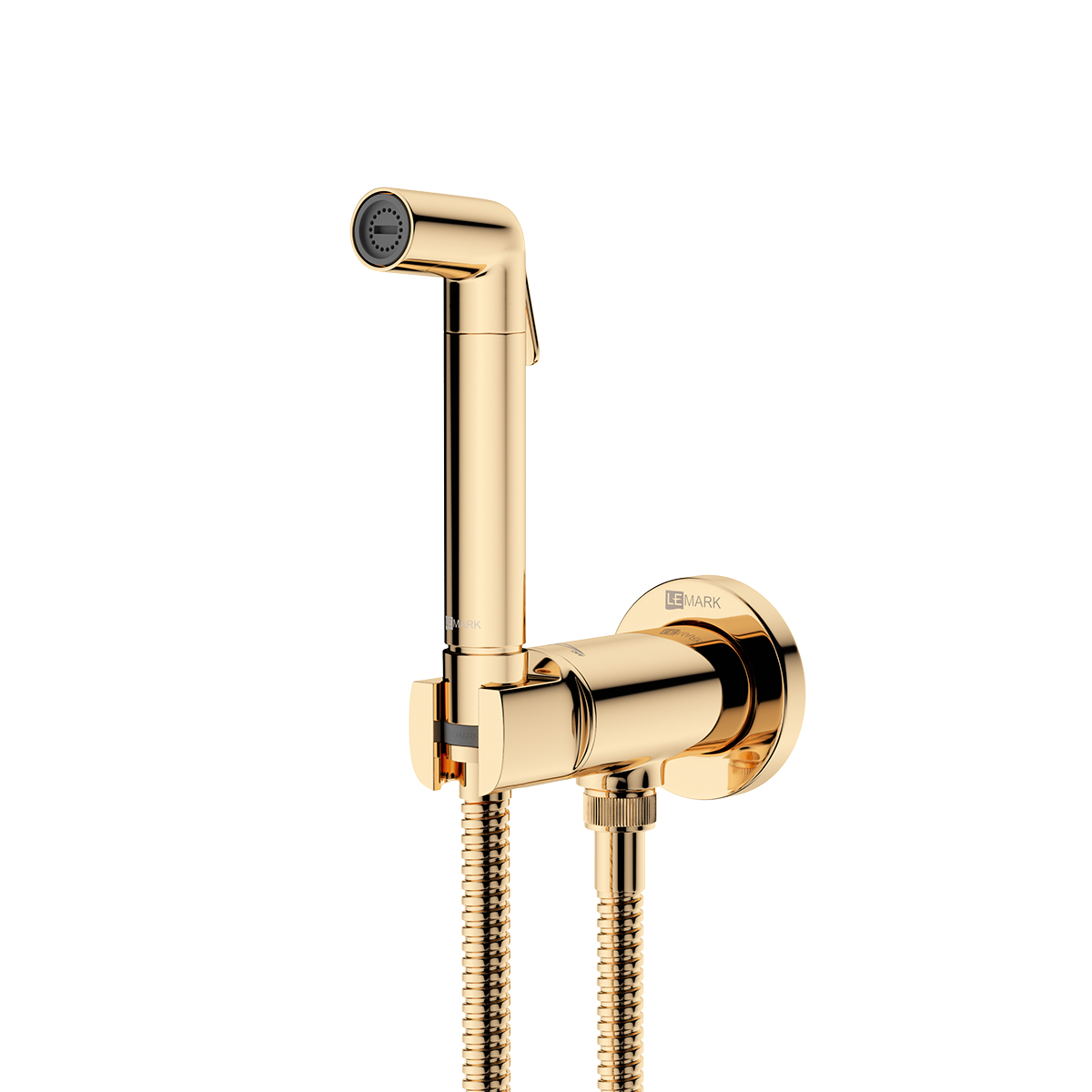 Solo Смеситель с гигиеническим душем, встраиваемый, золото, LM7171G
