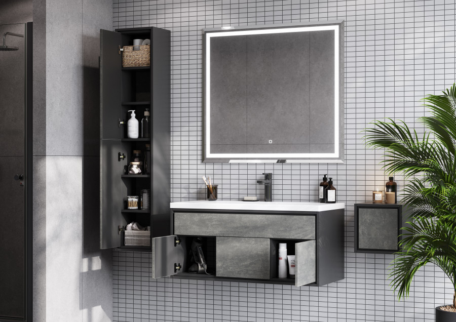 Шкаф-колона УЭЛЬС 30, графит