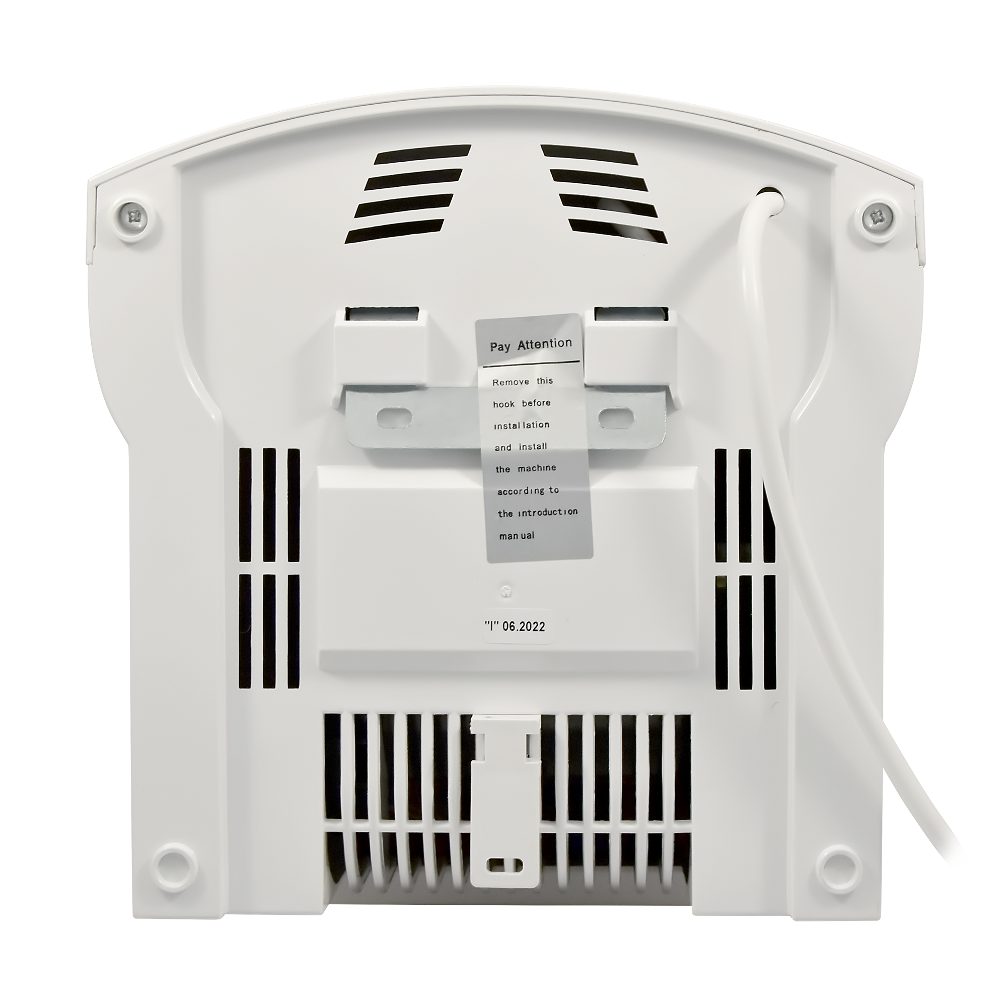 Электросушитель для рук PUFF-8975 высокоскоростной, белый 1,2 кВт (1401.329)