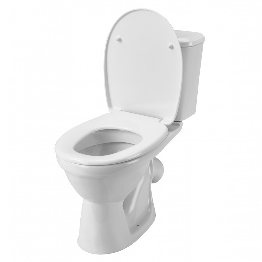 БОРЕАЛЬ Унитаз-компакт, антивсплеск, накл. вып., ниж. подв., 2-х режимная арматура, сиденье дюроплас