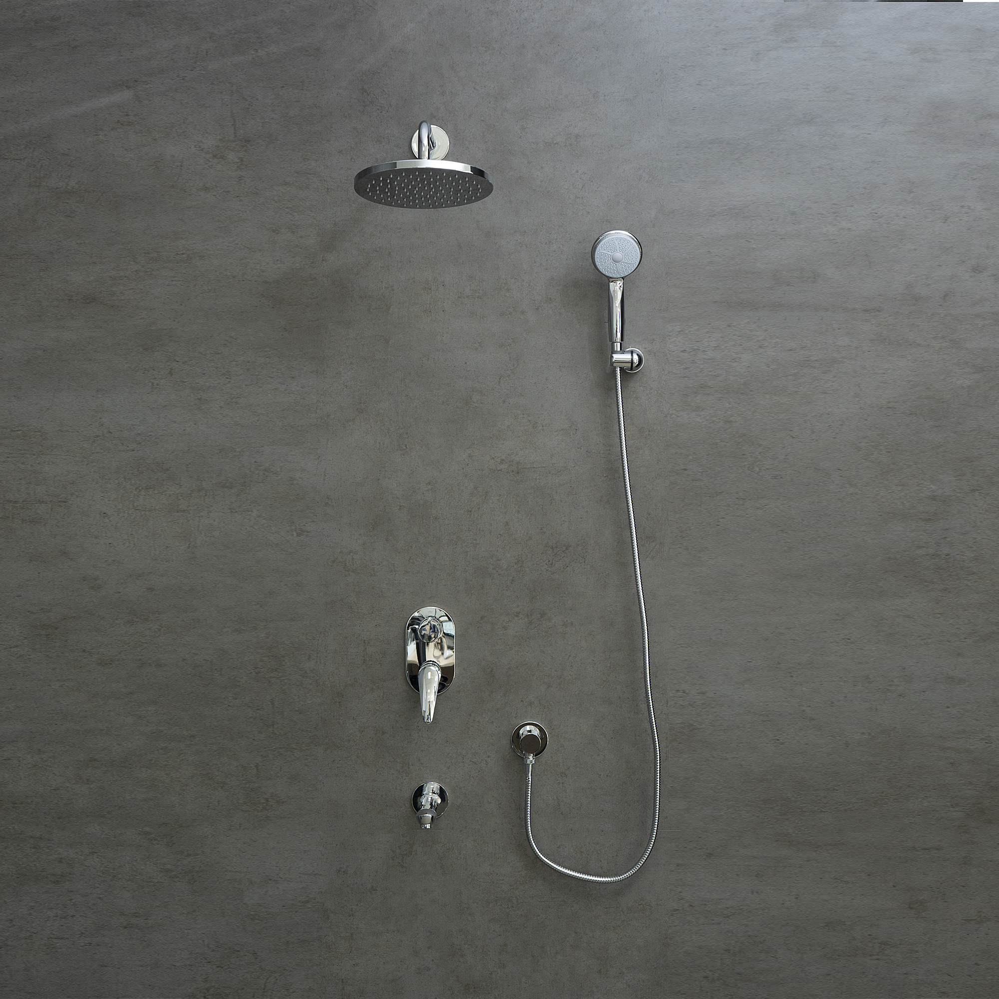 Смеситель Lemark Linara LM0422C для ванны и душа, встраиваемый