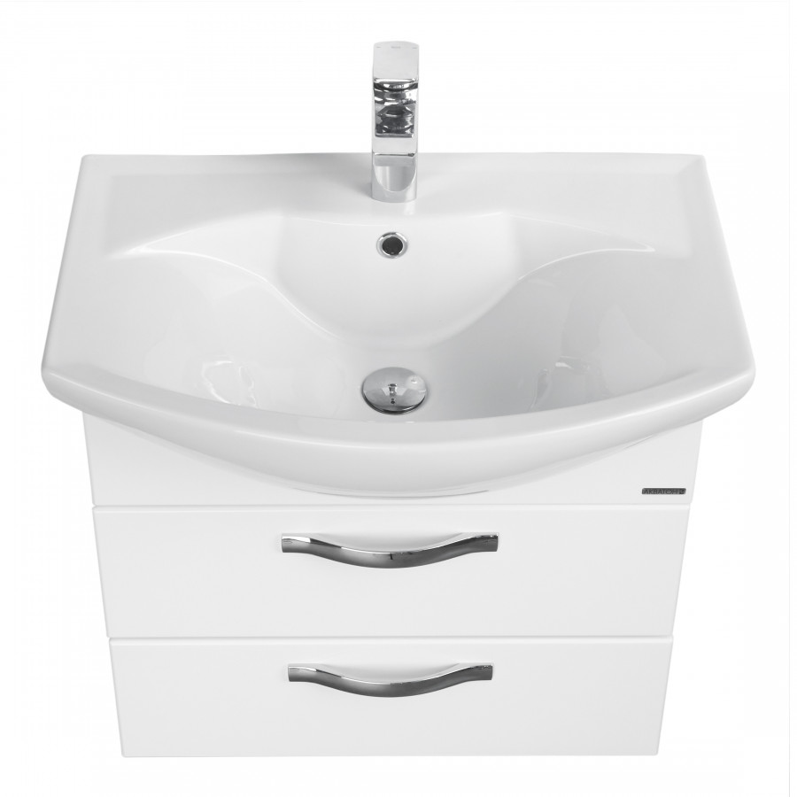 Тумба АРИЯ 65 М, бел. (под раковину СМАЙЛ 65)