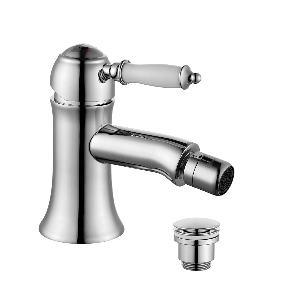 Villa Смеситель для биде, пов.аэратор 115мм дон.клап.Click/Clack, р/ОД, хром, LM, LM4808C