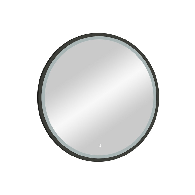 Зеркало Style  Black LED D 800